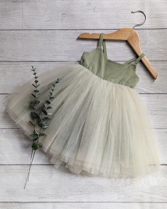 PRE-ORDER Baby cross tulle dress