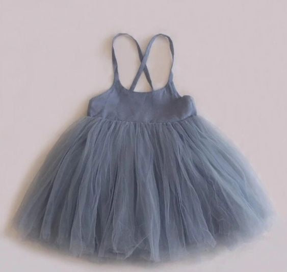 PRE-ORDER Baby cross tulle dress